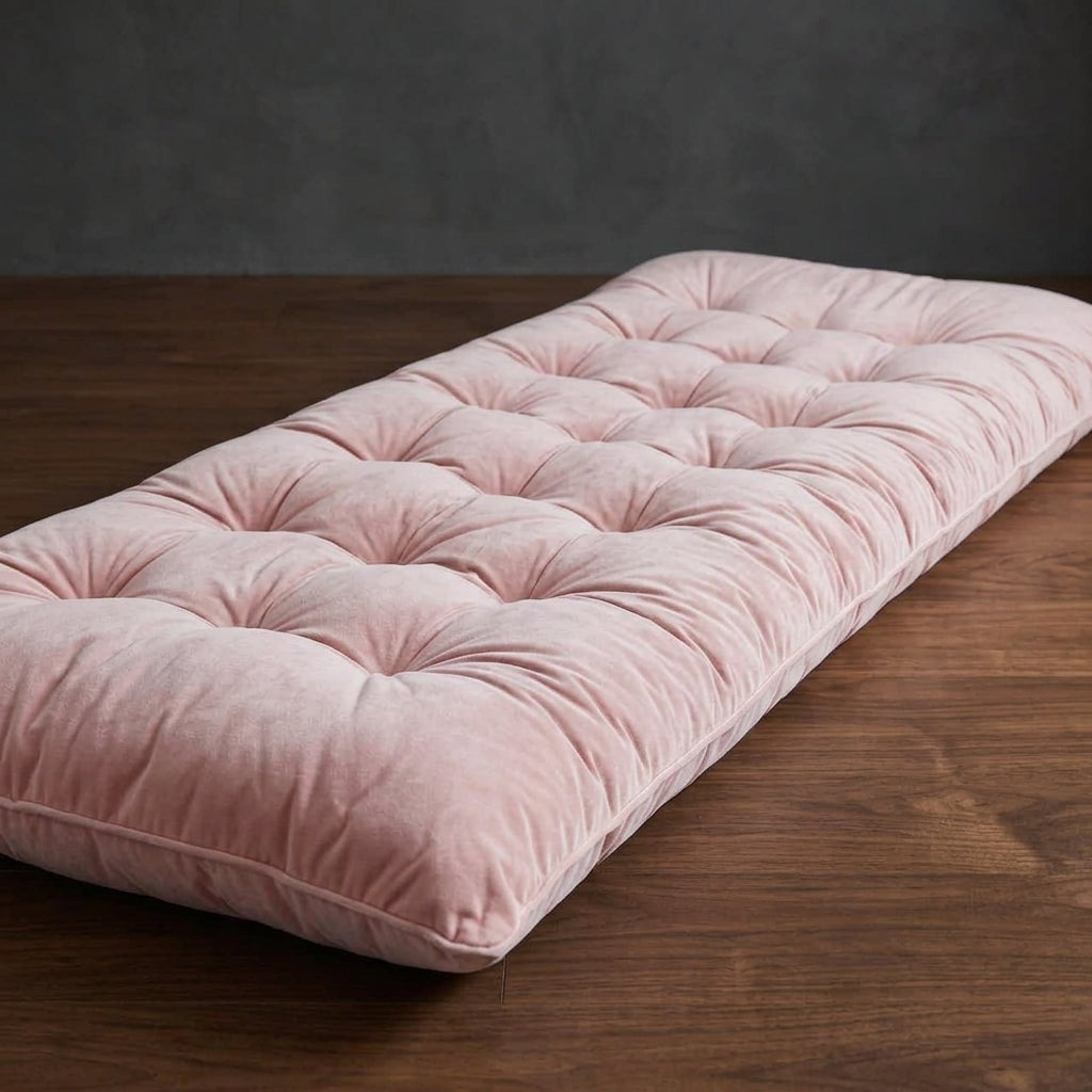 Premium Velvet Floor Cushion Mattress – Extra Comfortable Folding Floor Bed